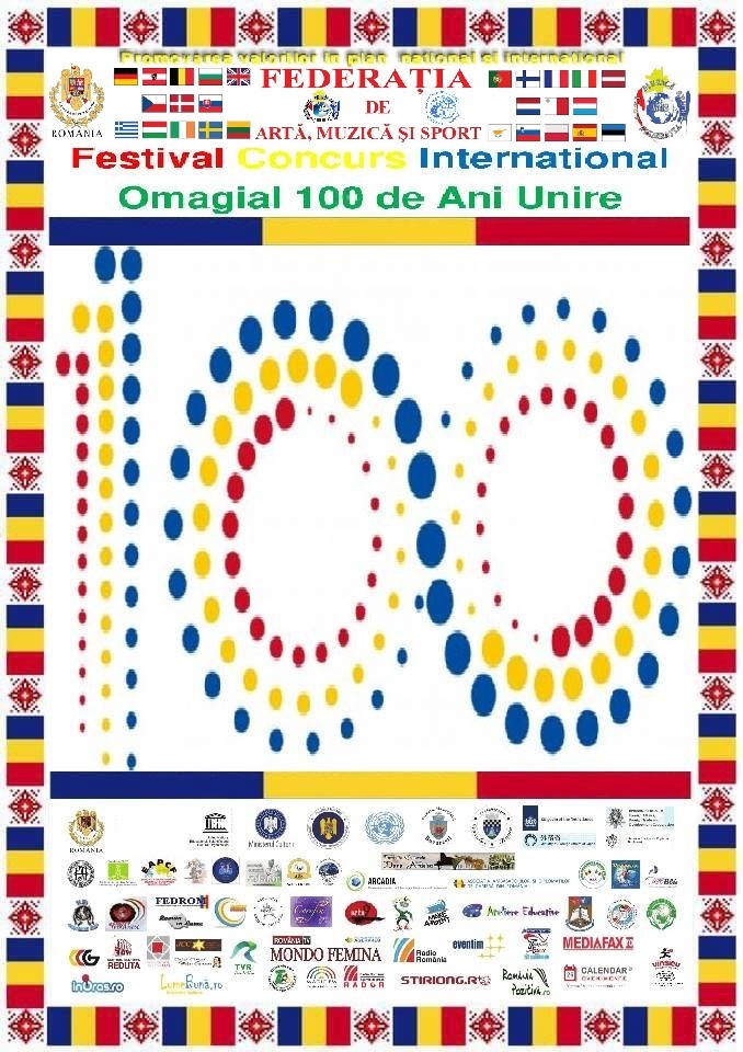 Festival concurs international 100 de ani unire